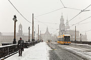 Patrick Piontkowski - "Dresden im Schneegestöber"