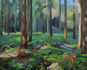 The Forest´s Legacy, 2022, oil on linen, 80 x 100 cm
