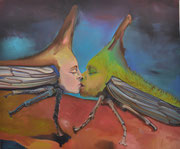 Nähe, 2020, Öl auf Leinen, 100 x 120 cm