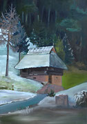 Heimetli, 2026, Öl auf Leinen, 100 x 70 cm