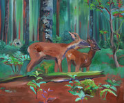 Visite ma Tente III, 2024, Öl auf Leinen, 100x120 cm