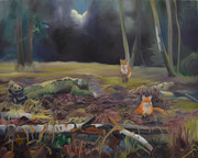Wake, 2022, oil on linen, 80 x 100 cm