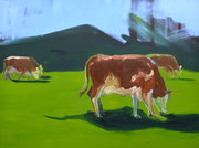 Milchepos, 2025, Öl auf Leinen, 90 x 120 cm