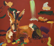 Vertrau mir, 2024, Öl auf Leinen, 70x80 cm
