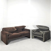 Vico Magistretti,Maralunga Sofas, Italy, 1974