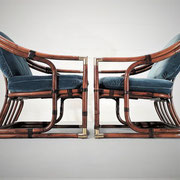 Mison Jansen Attr. Set with 3 Seater, 2 Armchairs, 1 Table, France, circa, 1970s PN.Modern