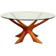 ILLUM WILKENSø, Danish Sculptural Teak Wood,Spider coffee table, 1960s pnmodern