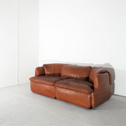 Alberto Rosselli "Confidential" Two-Seater Sofa for Saporiti Italia, 1972