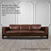 Afra & Tobia Scarpa "Bastiano" 3 Seater Sofa, Knoll International Edition, 1970 PN.Modern