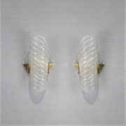Pair of Barovier & Toso Wall Sconce, Italy, 1960s