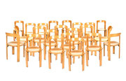 Bruno Rey Set of Twenty-Four "Rey Stuhl" for Dietiker, Switzerland, 1971