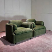 Pair of Italian Customised "Poltrone", 1975 - PN.Modern pnmodern