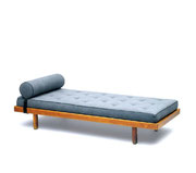 Charlotte Perriand daybed was made for and used in the African town of Cansado, Mauritania.  pnmodern
