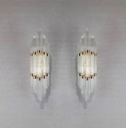 Pair of Venini Wall Lamps, Italy, 1980s PN.Modern