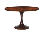 Carlo di Carli, Round Palisander Dinning Table, Italy, 1940s  pnmodern