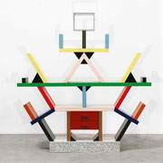 Ettore Sottsass "Carlton" Book shelves Memphis Milano, Dated and Signed, Italy, 1983 - SOLD