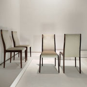  Johannes Andersen  Dining Chairs for Uldum  Rosewood, Velvet  Denmark, 1960s - PN.Modern pnmodern