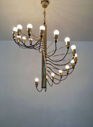 Gino Sarfatti, Spiral Chandelier for Flos, Italy, from 1958