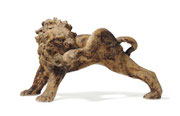 Jean Rene Gaugin, Stoneware lion Sculpture, Denmark 1930s  pnmodern
