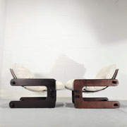 Set of Three Brazilian Sling Lounge Chairs, 1960s