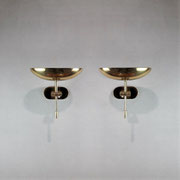  Stefano Cevoli Pair of Post-Modern Neo Classical Sconce in Solid Brass, Italy, 1980s - PN.Modern pnmodern