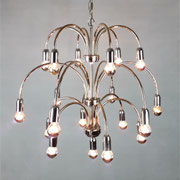 1970s Italian "Fontain" Chandelier PN.Modern