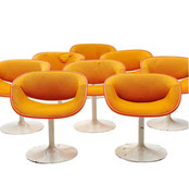Pierre Paulin, set of eight Swivel Chairs for Artifort, 1960s