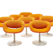 Pierre Paulin, set of eight Swivel Chairs for Artifort, 1960s  pnmodern