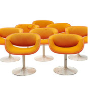 Pierre Paulin, set of eight Swivel Chairs for Artifort, 1960s  pnmodern