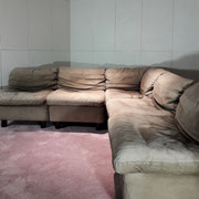 Rolf Benz Nubuck Leather Modular Sofa System, Germany, 1977 PN.Modern