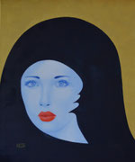 Märtyrer / Martyr,  Öl  auf Leinwand, 50 x 60 cm, 2020, Oil on canvas.