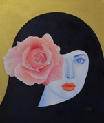 Unbefleckte Empfängnis /  / Immaculate Conception, Öl  auf Leinwand, 50 x 60 cm, 2020, Oil on canvas.