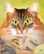 Kitty, Öl auf Holz 46x38cm, 2012. Oil on wood.