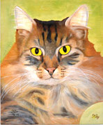 Kitty, Öl auf Holz 46x38cm, 2012. Oil on wood.