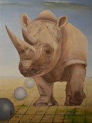 Arme Kreatur, Öl auf Leinwand 60x80cm, 2012. Oil on canvas.