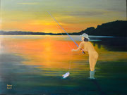 Sommertraum / Summerdream, Öl auf Leinwand 80x60cm, 2013. Oil on Canvas