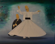 Derwisch, Öl au Leinwand, 125x100cm. 