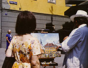"Le peintre sur le motif" à Klagenfurt, Autriche