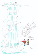 Lauter Bach. 2021 . Karikatur
