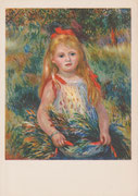 RENOIR Pierre Auguste - France (1841 - 1919) Petite fille à la gerbe