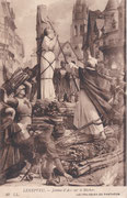 LENEPVEU Jules-Eugène - France (1819 - 1898) Jeanne d'Arc sur le Bûcher