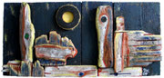 Vollmondnacht am See, 2007, 35x74cm