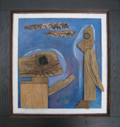 Hofer trifft Ernst, 2009, 57x57cm, unverkäuflich