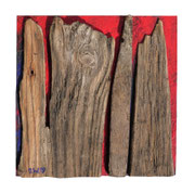 Treibholzwald 2, 2019, 30x30cm