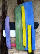 Treibholz Relief, 2004, 65x88cm