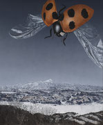 「ladybird in winter」      F130