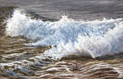 Wave II, Pastel, 21x32cm, 2014