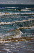 Spiel der Wellen, Pastell auf Pastelcard, ca. 60x40cm, 2011