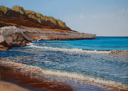 Anse de Sainte-Croix II, Pastel, 50x70cm, 2014