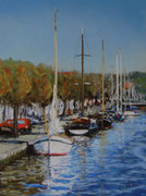 Harlingen,  Pastell auf Sandpapier, ca. 40x30cm, 2011, Private Collection